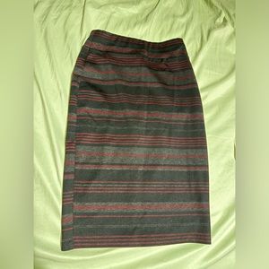Joe B Striped Pencil Skirt // Size XS